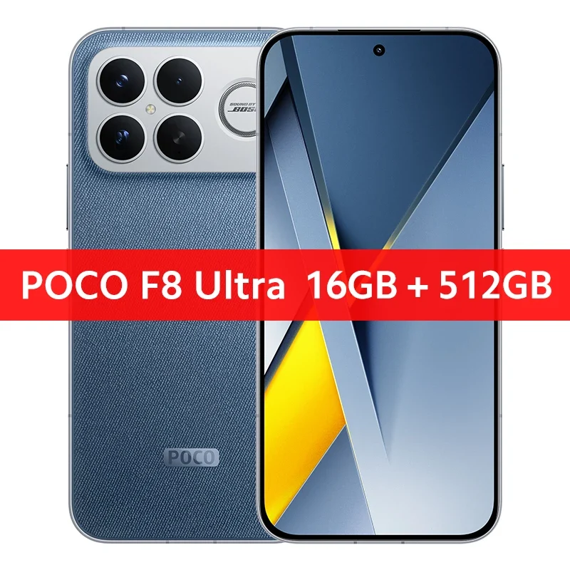 POCO F8 Ultra 5G – Snapdragon 8 Elite, Écran 6.9" 120Hz, Caméra 50MP, Batterie 6500mAh