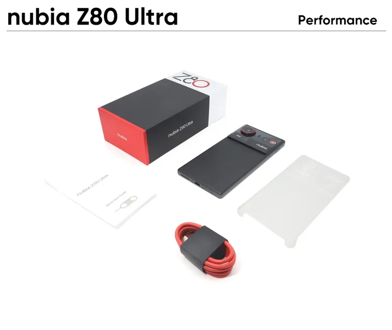nubia Z80 Ultra 5g Smartphone Global Version Snapdragon 8 Elite Gen 5 6.85'' 144Hz OLED Display 7200mAh 80W Fast Charging 64Mp