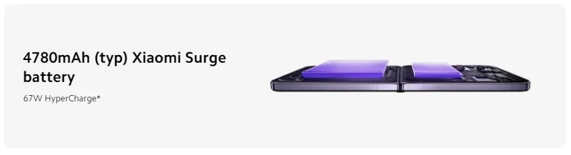 Global Version Xiaomi MIX Flip Leica 50MP Camera 4780mAh 67 W 12GB 512GB Snapdragon 8 Gen 3 Hyper Charger 6.86" 120Hz Display