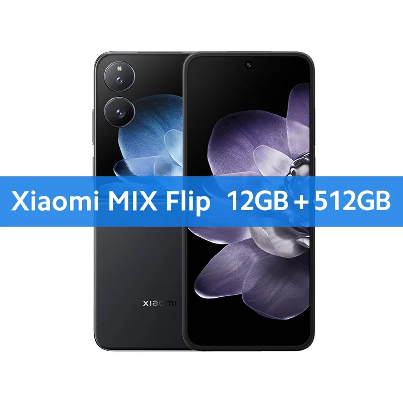 Global Version Xiaomi MIX Flip Leica 50MP Camera 4780mAh 67 W 12GB 512GB Snapdragon 8 Gen 3 Hyper Charger 6.86" 120Hz Display