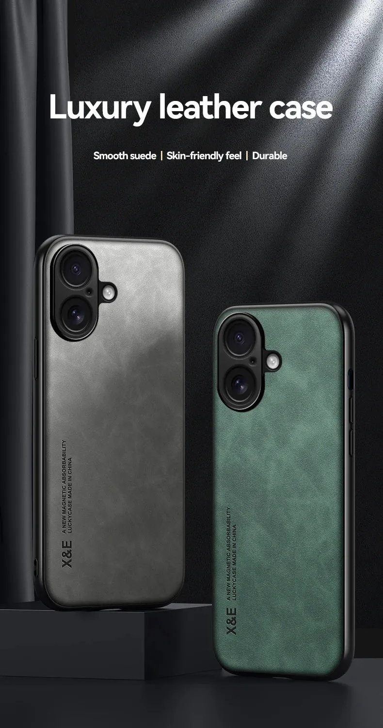 Shockproof Case for iPhone 17 Pro Max 17 Air Protective Cover Magnetic Car Holder Phone Coque Fundas For iPhone 16 Pro 16E