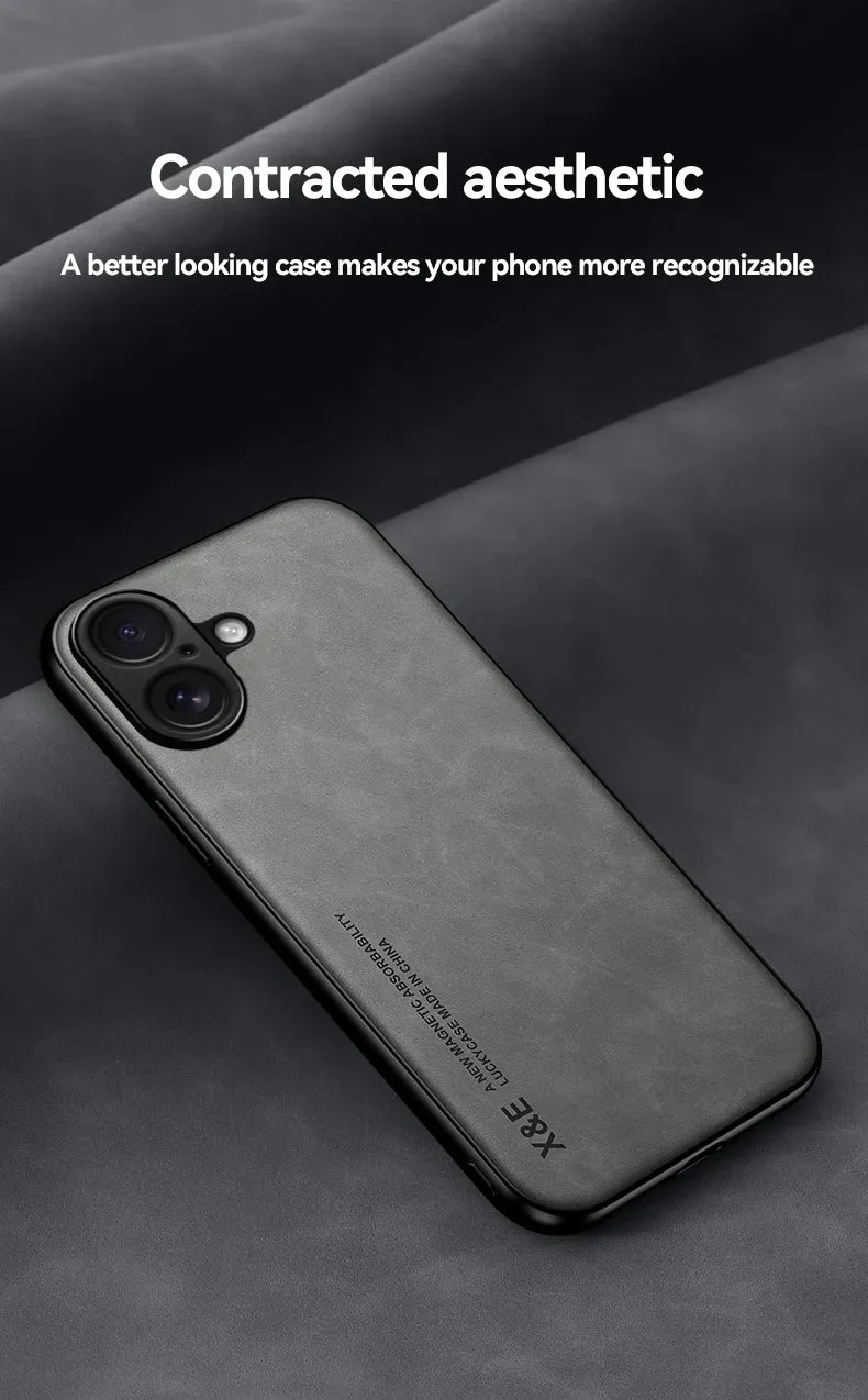 Shockproof Case for iPhone 17 Pro Max 17 Air Protective Cover Magnetic Car Holder Phone Coque Fundas For iPhone 16 Pro 16E