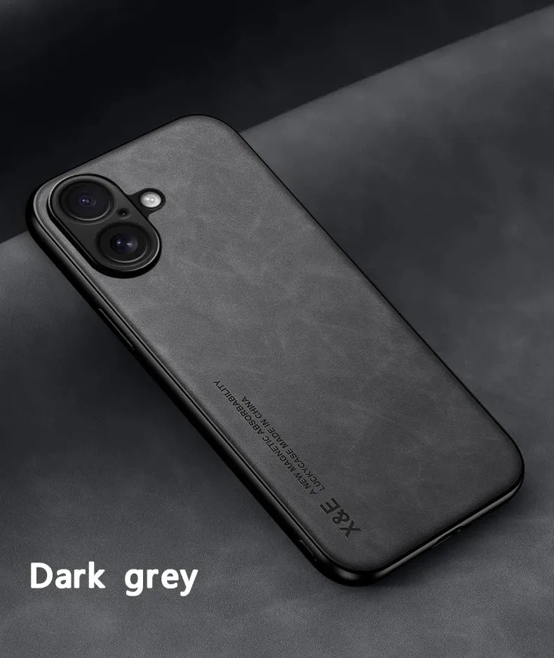 Shockproof Case for iPhone 17 Pro Max 17 Air Protective Cover Magnetic Car Holder Phone Coque Fundas For iPhone 16 Pro 16E