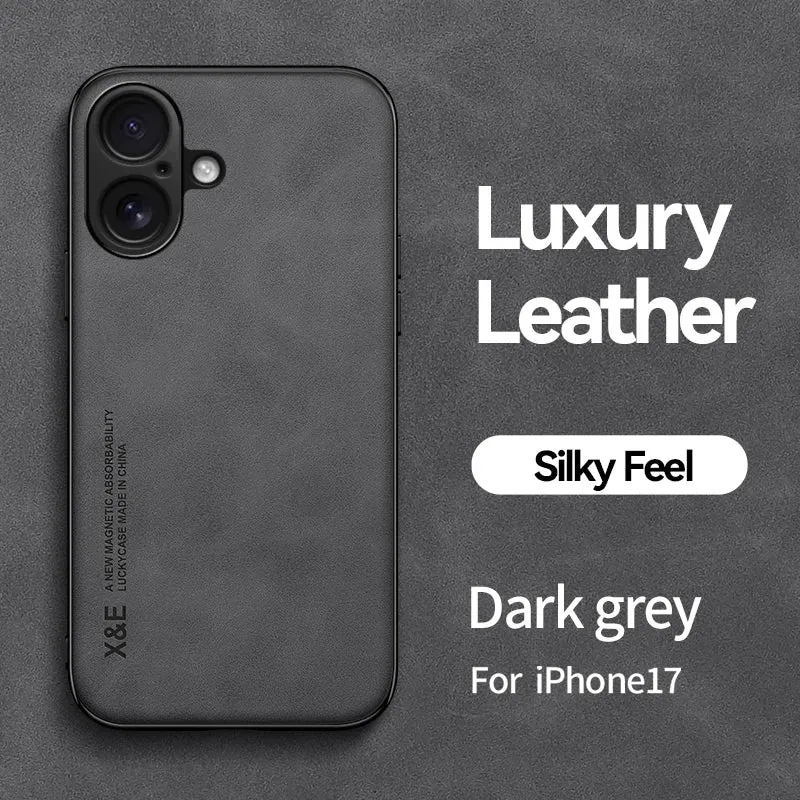 Shockproof Case for iPhone 17 Pro Max 17 Air Protective Cover Magnetic Car Holder Phone Coque Fundas For iPhone 16 Pro 16E