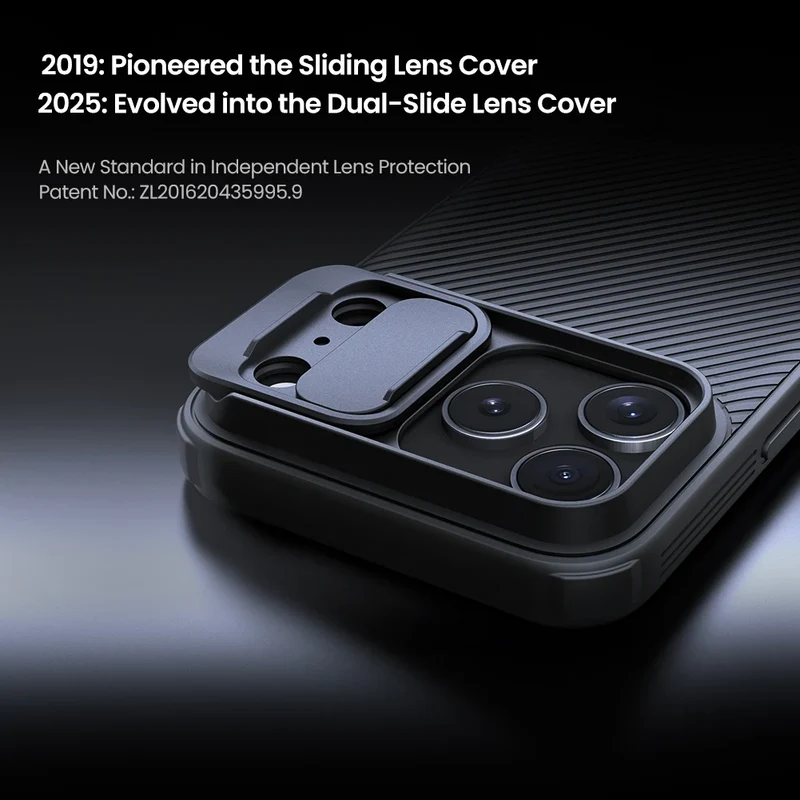 Nillkin For iPhone 17 Pro Max 17 Air iPhone 16 Pro Max 16 Plus CamShield Pro Magnetic Slide Camera Protector Cover