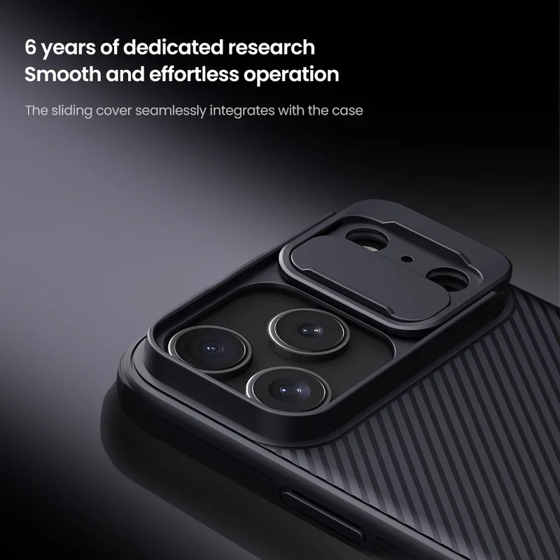Nillkin For iPhone 17 Pro Max 17 Air iPhone 16 Pro Max 16 Plus CamShield Pro Magnetic Slide Camera Protector Cover
