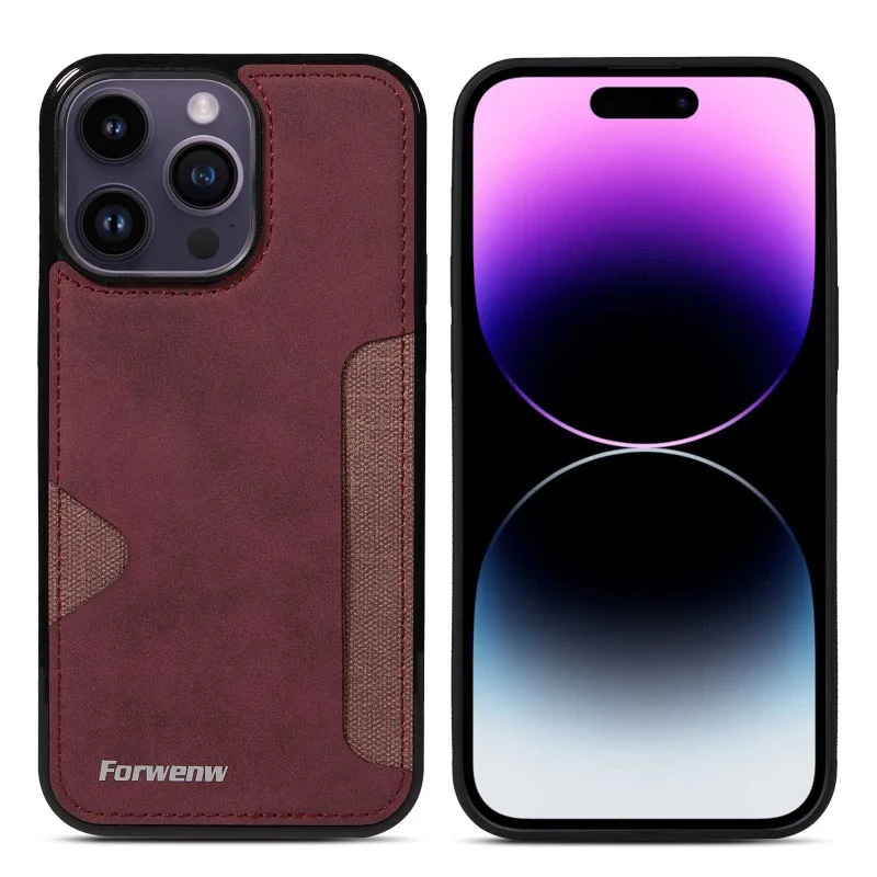Retro Card Holder Phone Case for iPhone 17 16 15 14 13 12 11 Pro Max 16E Mini XS XR SE 7 8 Plus Busines Wallet PU Leather Cover