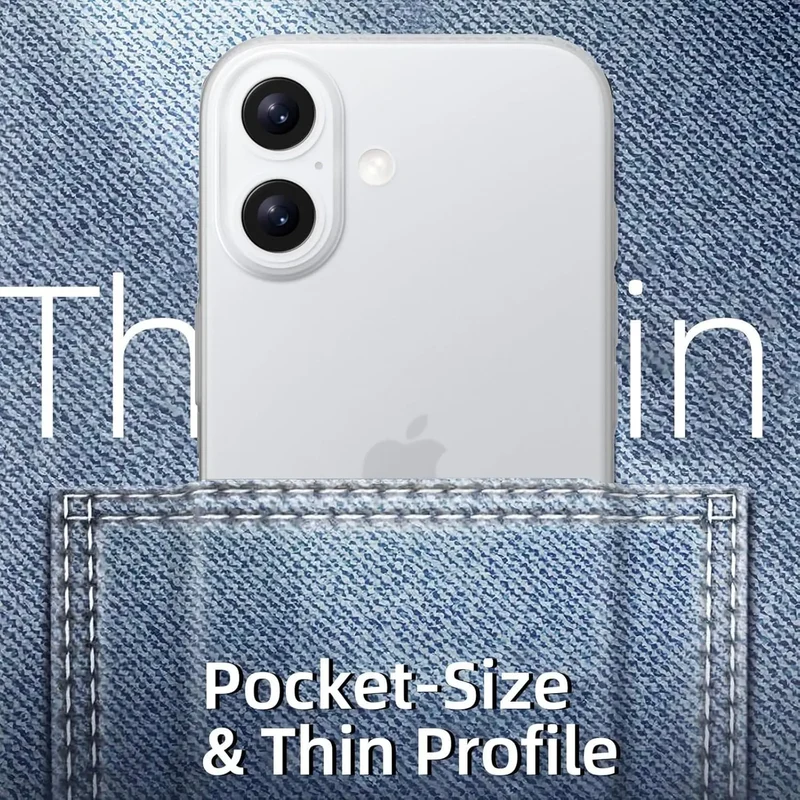 Slim Thin Translucent Matte Case For iPhone 17 Air 17E 16E 16 Pro Max 15 Plus 14 13 12 11 Anti-Fingerprint Phone Cover Accessory