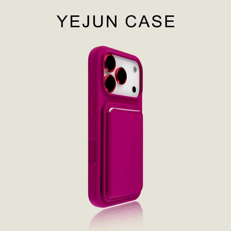 Luxury liquid shockproof card holder phone case for iPhone 17 16 15 13 14 Pro Max soft silicone card slot wallet protect cover