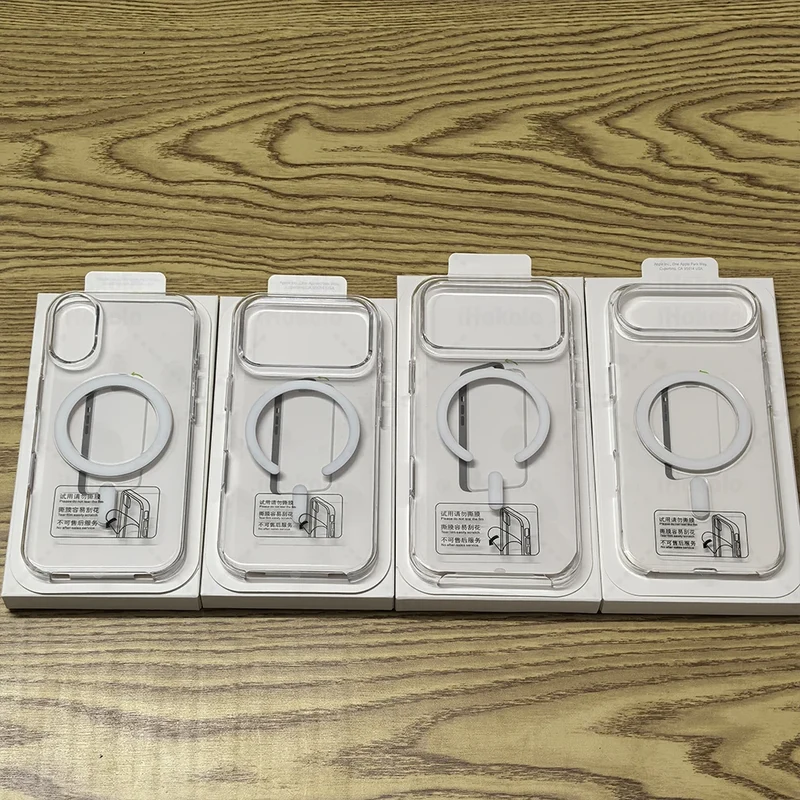 Original Magnetic Clear Case For iPhone 17 16 15 14 13 12 Pro Max Camera Control Transparent Cover For Magsafe Wireless Charging