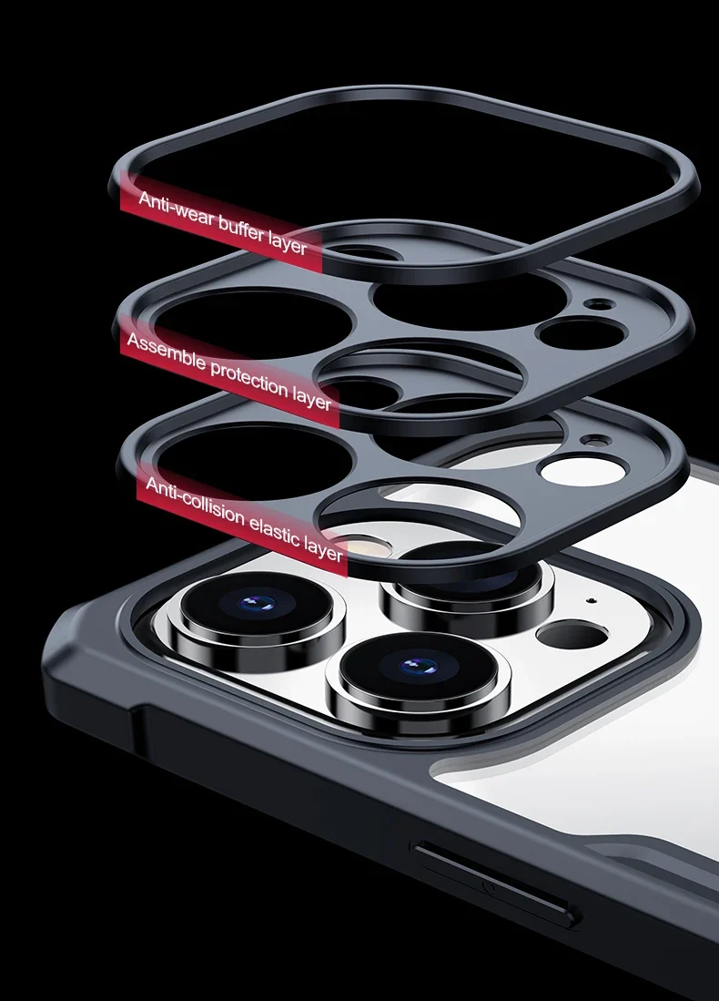 Xundd For iPhone 17 Pro Max For iPhone 17 Pro For iPhone 17 Shockproof Case Transparent case Magnetic Case For iPhone 17 Air