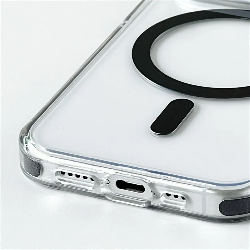 Flip Camera Lens Holder For Magnetic Magsafe Case For iPhone 17Pro 16 16Pro 17 17Pro max Transparent Protective Phone Cover