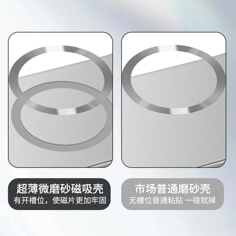New Slim Thin Matte Metal Painted PC Magnetic Case For Magsafe iPhone 17 Air 17 16 15 14 13 12 Pro Max Plus Frameless Cover
