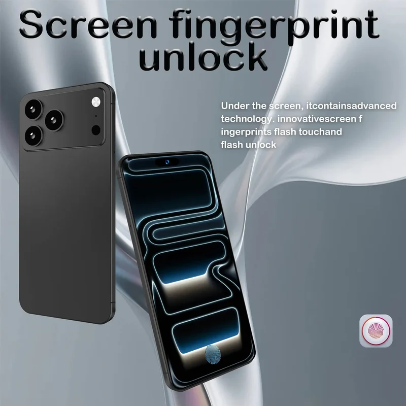 2026 Global Version I17 Promax Pro 4G 5G Dual Card Dual Standby System Original Intelligent 7.3inch 8000mAh Battery Arrival