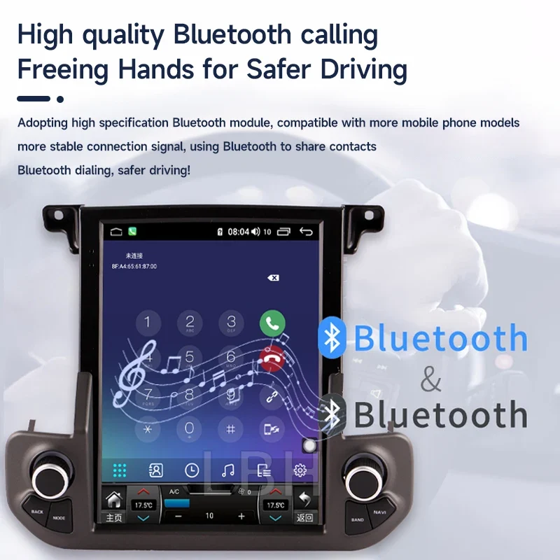 9.7" Android Car Radio Multimedia Player Head Unit Fit for Land Rover Discovery 4 L319 Smart Touch Screen GPS Navigation CarPlay