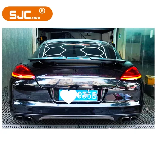 SJC Upgrade LED Taillight for Porsche Panamera 2009-2013 970.1 Tail Lights Upgrade to 2016 Style Led Tail Lamp for 970 Car