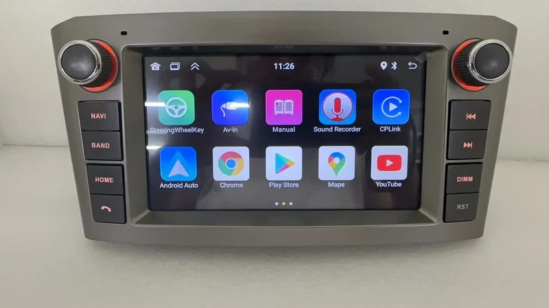 Carplay Android Auto OBD2 DSP GPS Reversing Aid RGB Amplifier Car Radio for Avensis 2009-2015 Car Head Unit Fast Shipping