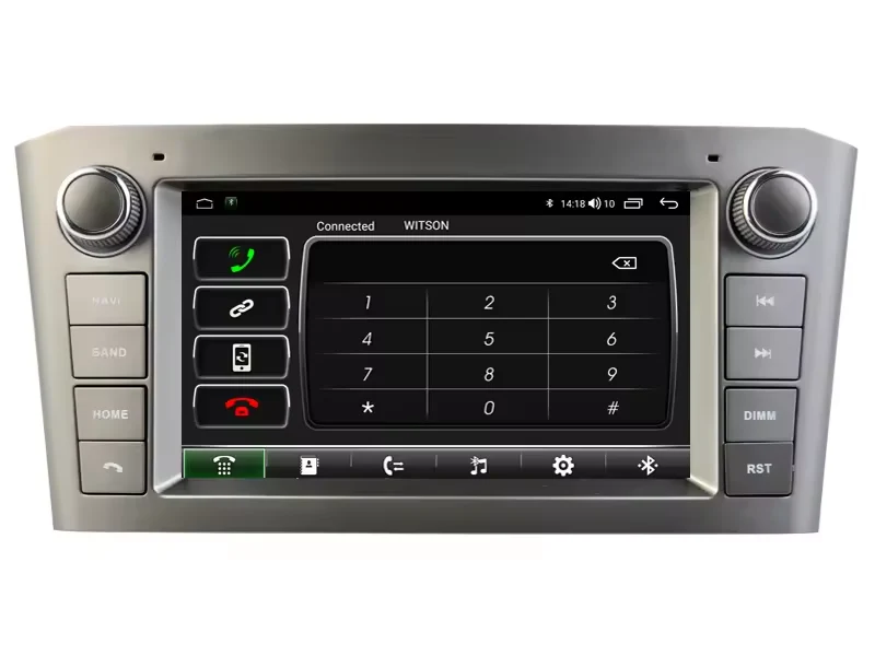 Carplay Android Auto OBD2 DSP GPS Reversing Aid RGB Amplifier Car Radio for Avensis 2009-2015 Car Head Unit Fast Shipping
