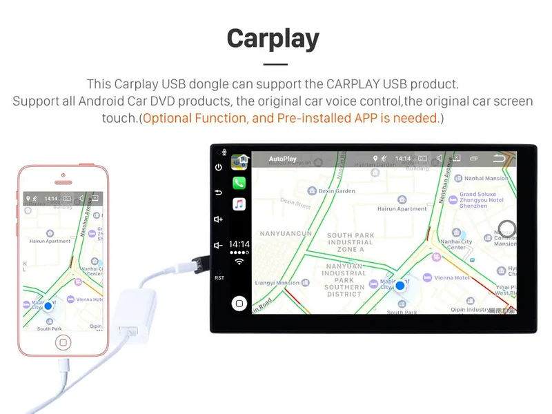 Carplay Android Auto OBD2 DSP GPS Reversing Aid RGB Amplifier Car Radio for Avensis 2009-2015 Car Head Unit Fast Shipping