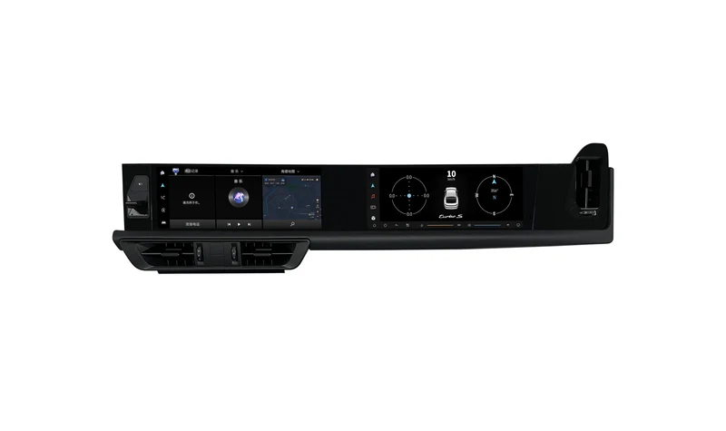 Dual 12.3 Inch Car Dvd Player Android Radio Touch Screen Gps Navigation Carplay for Porsche Cayenne 2018-2023