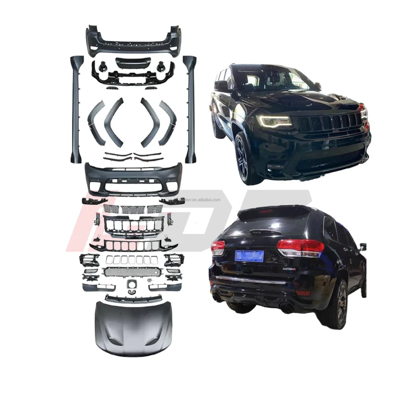 Bodykit for Jeep Grand Cherokee SRT8 2011-2023 Auto Facelift Refit Modification Car Conversion Bumper Headlight Easy Installment