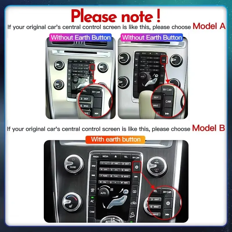 STWEI for Volvo S60 V60 2011-2020 Android Auto Carplay Car Radio Multimedia Video Player 4G DSP 2din Autoradio Stereo Head Unit