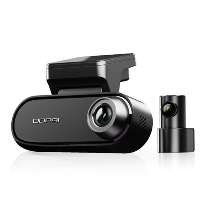 DDPAI N5 Dual Lens Car Black Box Dash Cam 4K Ultra HD Resolution LCD Screen Bluetooth Night Vision Front Rear Recording Black