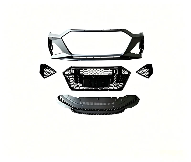 For Audi A7 S7 2019-2025 RS7 Style Front Bumper Kit with Honeycomb Grille C8 4K8 Bodykit Car Upgrade Aftermarket Parts