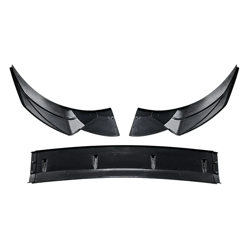 Car Front Bumper Spoiler Bodykit for Audi A4 S4 B9.5 Sline 2020-2024 Gloss Black