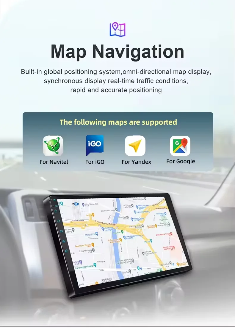 7870 Universal 2K Touch Screen Android 13 Car Split-screen GPS/AM/FM/Bluetooth Navigation Radio Multimedia Video Car DVD Player