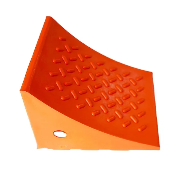 Indonesia Hot Sales Pu Light Duty Wheel Chocks Car Tire Stopper Cheap Wheel Chock