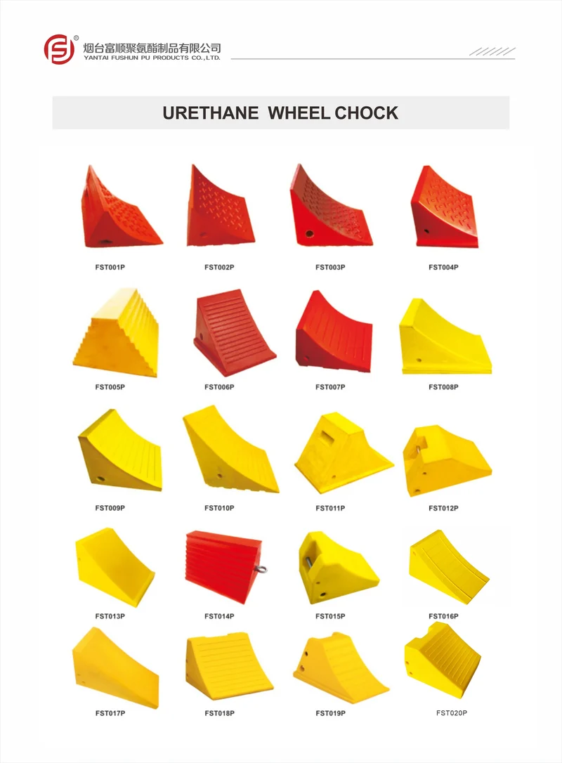 Indonesia Hot Sales Pu Light Duty Wheel Chocks Car Tire Stopper Cheap Wheel Chock