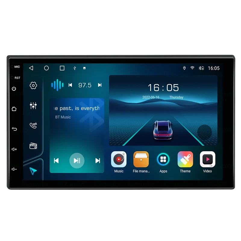 Krando Android 13.0 Universal 7 Inch TS18 Car Radio Screen Wireless Carplay Navigation GPS Wifi Multimedia Androiod Auto Stereo