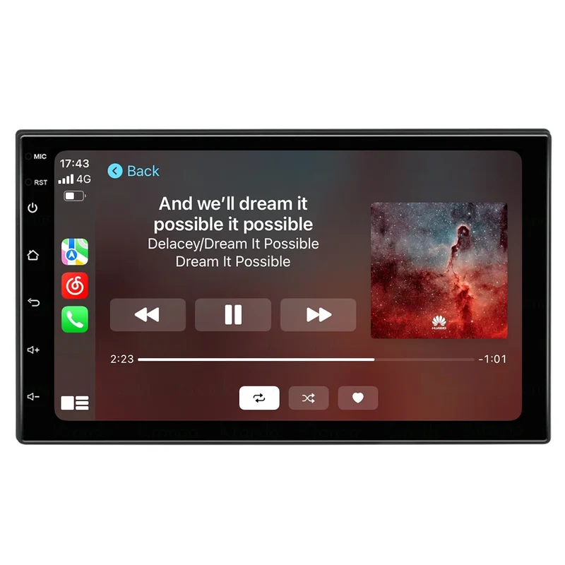Krando Android 13.0 Universal 7 Inch TS18 Car Radio Screen Wireless Carplay Navigation GPS Wifi Multimedia Androiod Auto Stereo