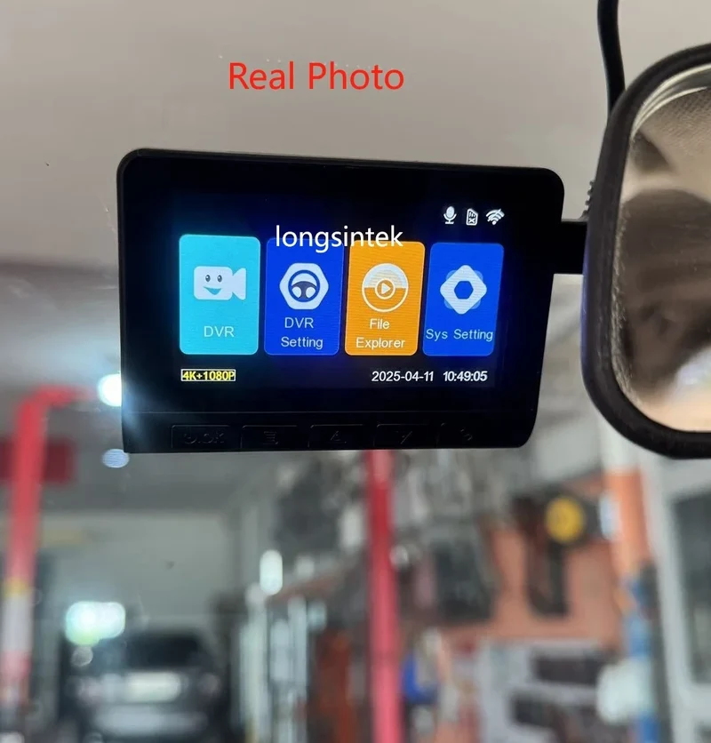 Hotsale Front and Rear Camera Car Dvr Recorder Dash Cam 3 Inch IMX415 Starvis Night Vision Wifi Gps 4K Dual Lens 30Fps Dashcam