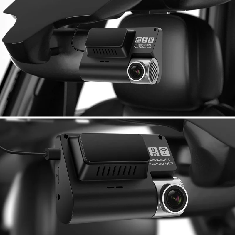 Hotsale Front and Rear Camera Car Dvr Recorder Dash Cam 3 Inch IMX415 Starvis Night Vision Wifi Gps 4K Dual Lens 30Fps Dashcam