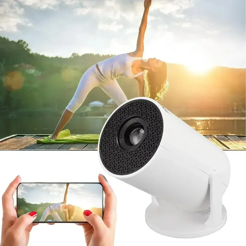 New Mini HY300 Projector 4K Android 11 Wifi6 290ANSI Allwinner H713 BT5.0 1080P 1280*720P Cinema Outdoor Portable Projetors