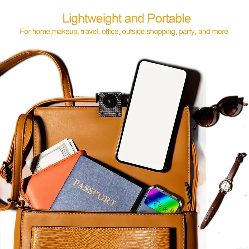 Portable LED Selfie Light for iPhone Samsung iPad Mobile Phone Laptop Clip Rechargeable Flash Fill Photo Video Photography Lamp