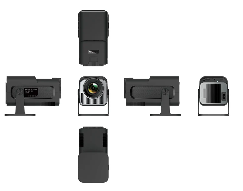 Salange HY320 MINI Android 14.0 Projector LED Beamer Home Cinema 300ANSI 720P WIFI Smart TV HD 1080P 4K Movie