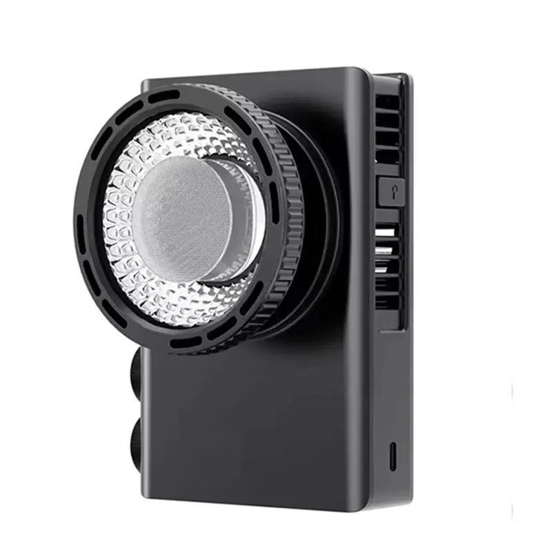 AT82-C01 100W COB Portable Fill Light With Condenser Lens 2700K-6500K Cooling Fan Video Light LED Studio Light