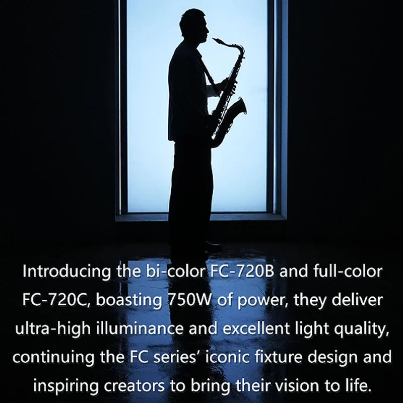 Nanlite FC-720B FC-720C Bowens Mount Video COB Fill Lighting Smart APP Control Bi-color / RGB 2 Version Available for Filmmaking