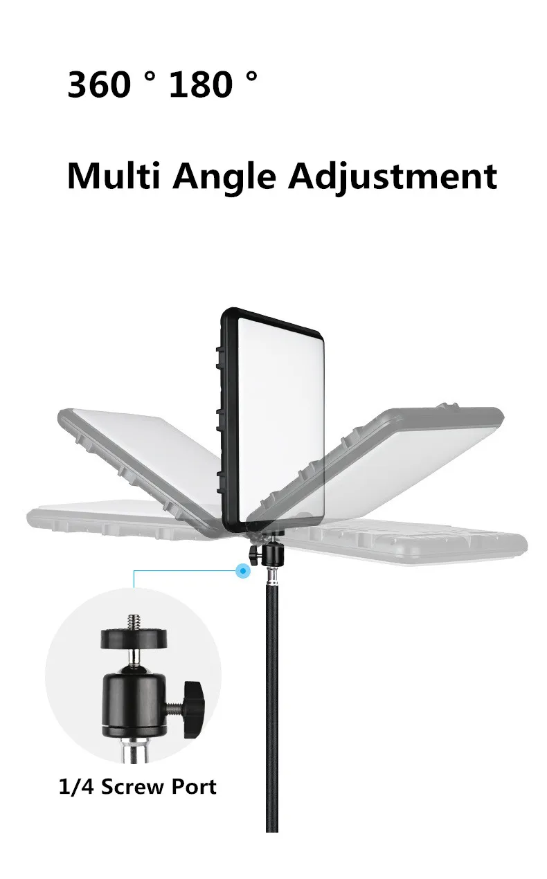 Video Led Light Photography Selfie Dimmable Video Fill Light for Photo Studio Live Stream Fill Lamp for Tiktok Youtube