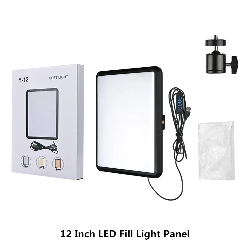 Video Led Light Photography Selfie Dimmable Video Fill Light for Photo Studio Live Stream Fill Lamp for Tiktok Youtube