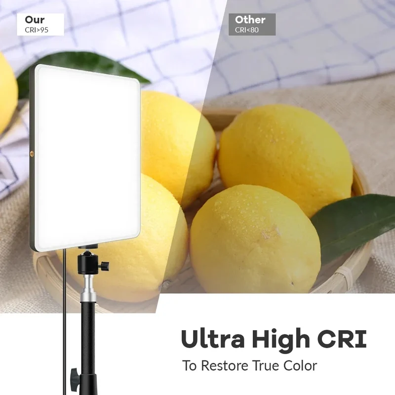 MEUYAG 11 Inch 2700K-6500K LED Panel Light Photographic Lighting Portable Video Fill Light for Photography Shooting