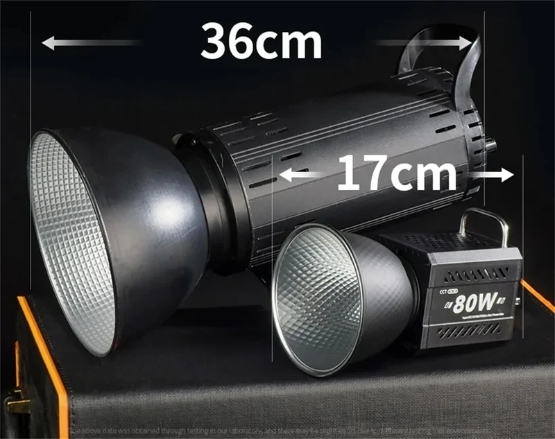 ZU80 COB Photo Studio Light Bi-Color 2500K-8500K LED Video Light CRI95+ TLCI97+ Photography Fill Lighting with Diffuser