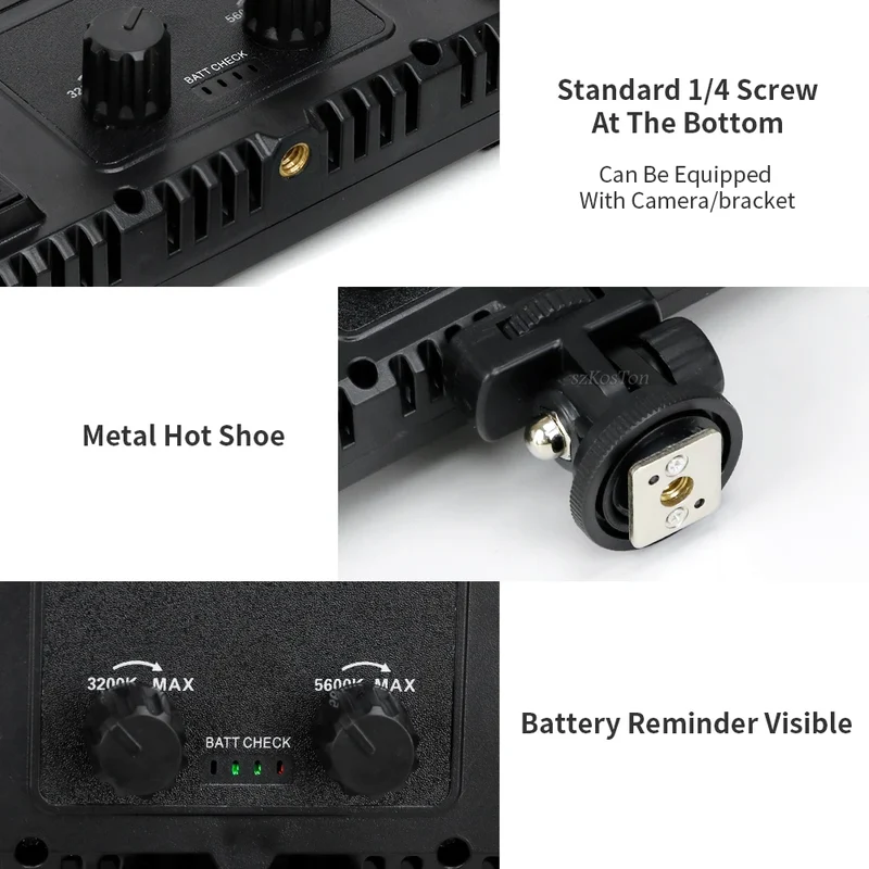 U600/U800 LED Photo Studio Light for Youbute Game Live Video Lighting Portable LED Video Recording Photography Panel Lamp
