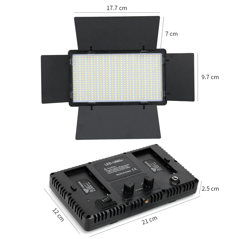 U600/U800 LED Photo Studio Light for Youbute Game Live Video Lighting Portable LED Video Recording Photography Panel Lamp