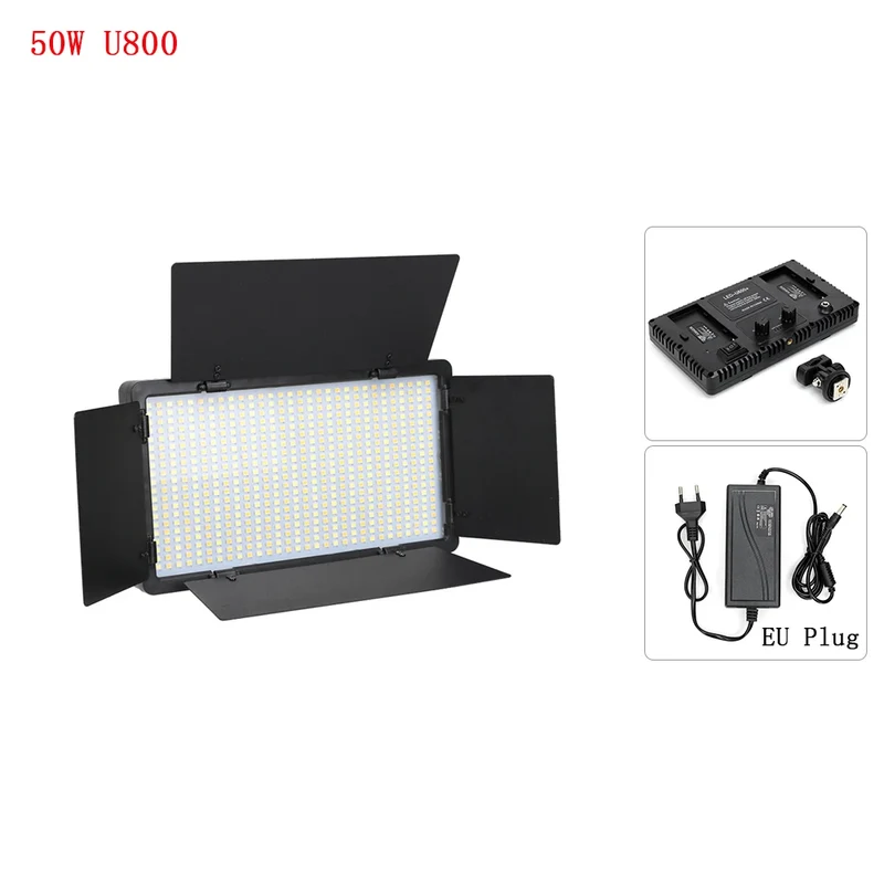 U600/U800 LED Photo Studio Light for Youbute Game Live Video Lighting Portable LED Video Recording Photography Panel Lamp