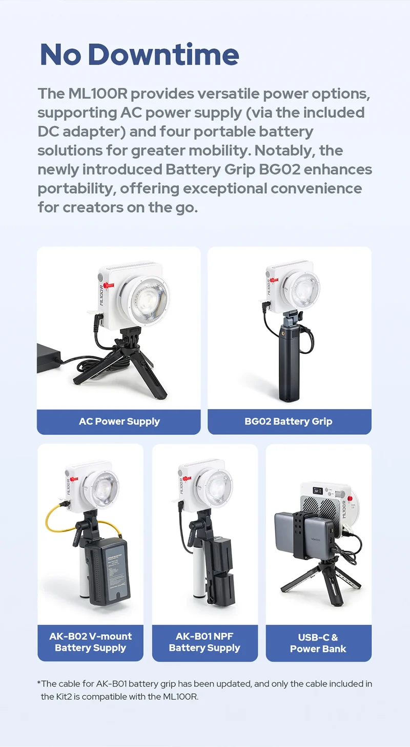 Godox ML100R 110W RGB LED Video Light 2800-6500K 11 FX Effects APP Control Godox Mount for Filmmaking/Live Streaming/Vlog