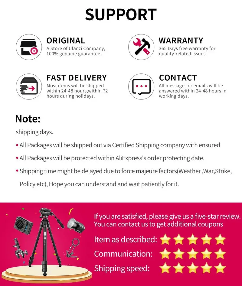 Ulanzi C60 60W COB Video Light Bi-Color Led Light 2500-6500K 3300mAh Mini Bowens Mount for Photography Studio Lighting Live Vlog